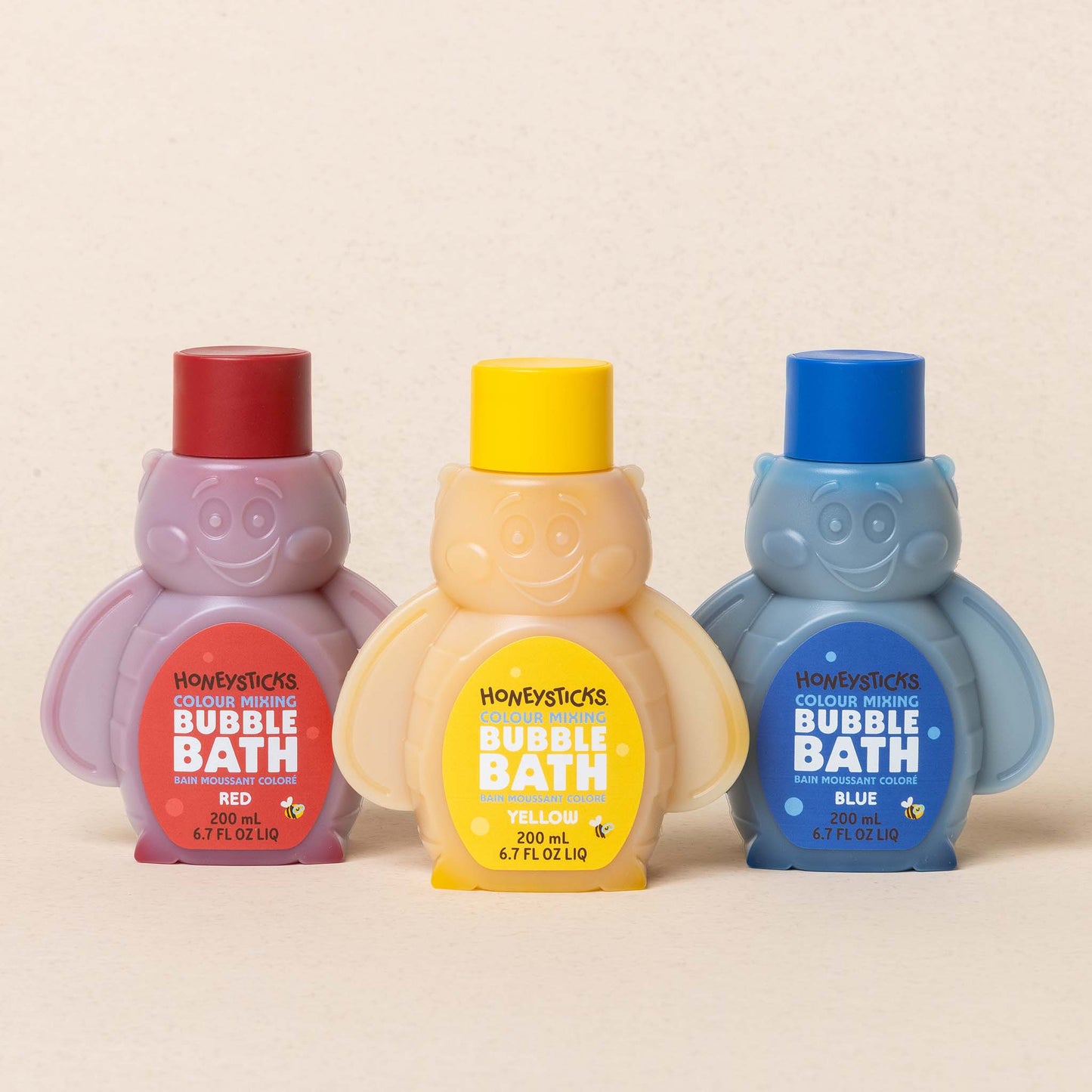 Honeysticks - Australia - Honeysticks Bubble Bath Colour Mixing 3pk 200ml