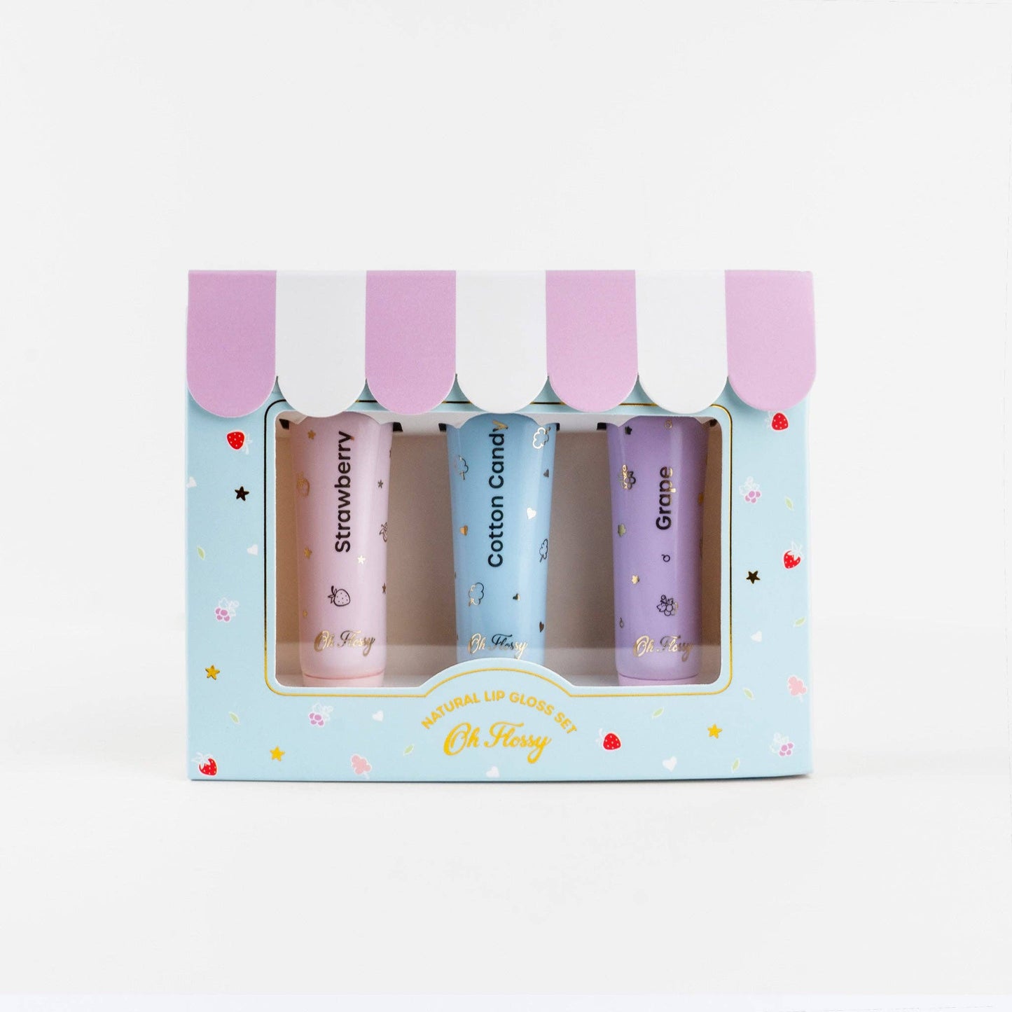 Oh Flossy - Oh Flossy Natural Lip Gloss Set - Bambam Kids Toys 