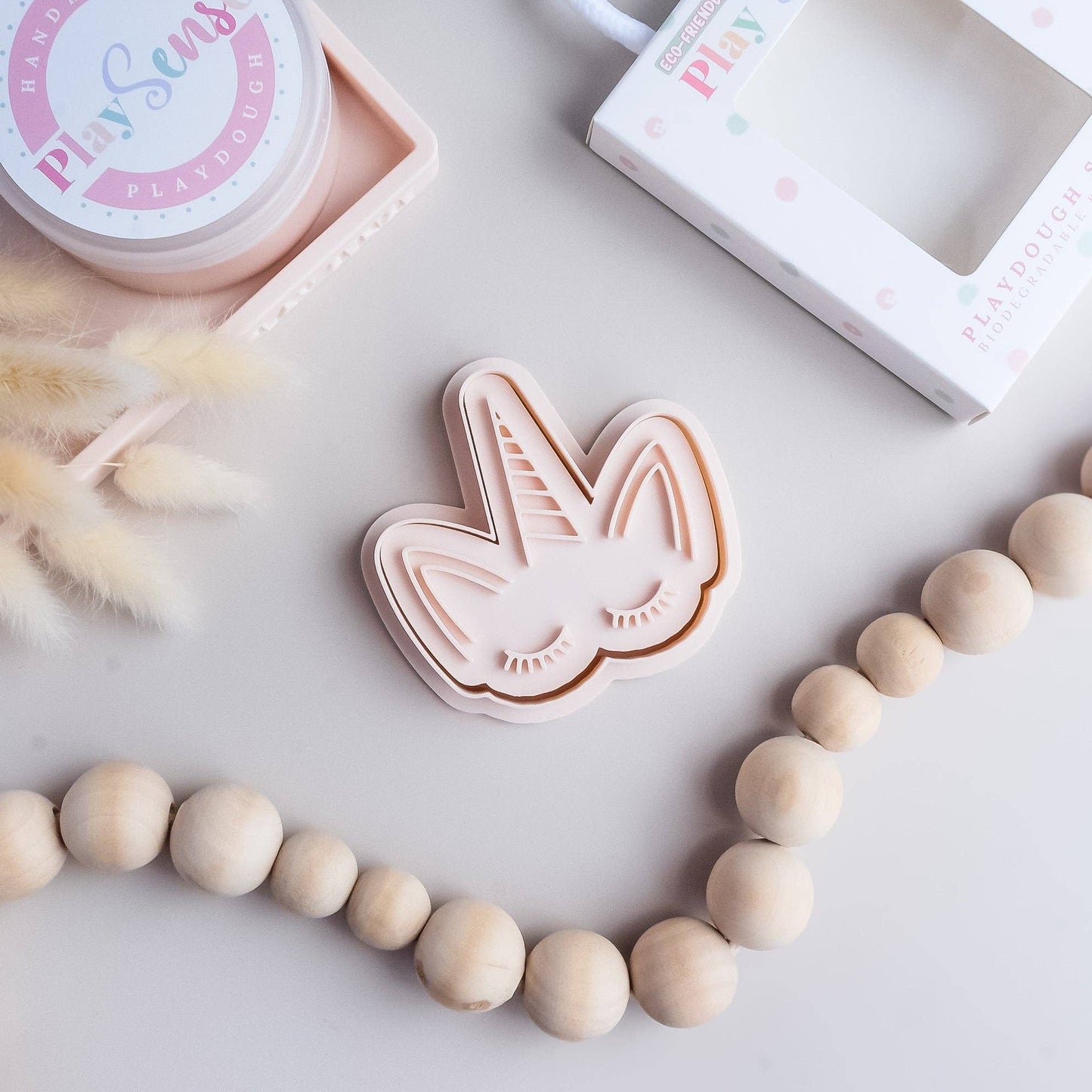 Play Sense - Eco Playdough Stamp | Unicorn Face