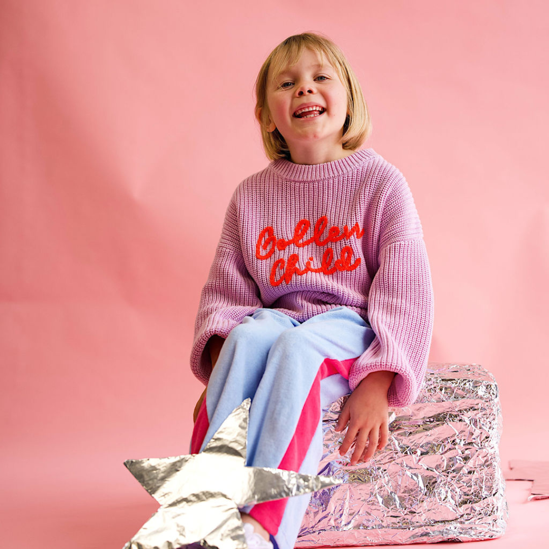 Golden Child - Golden Child Signature Knit - Lilac & Orange