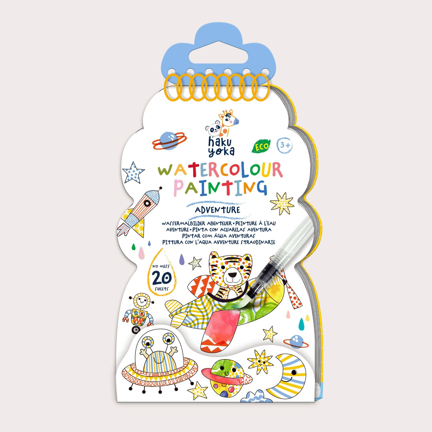 Happy Distribution - Haku Yoka Watercolour Painting