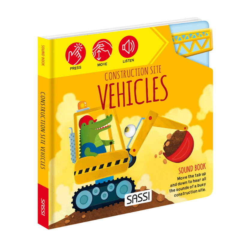 Sassi Sound Book - Construction Site Vehicles