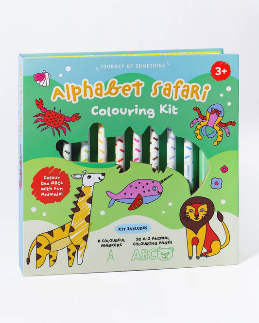 Alphabet Safari Colouring Kit - Journey Of Something