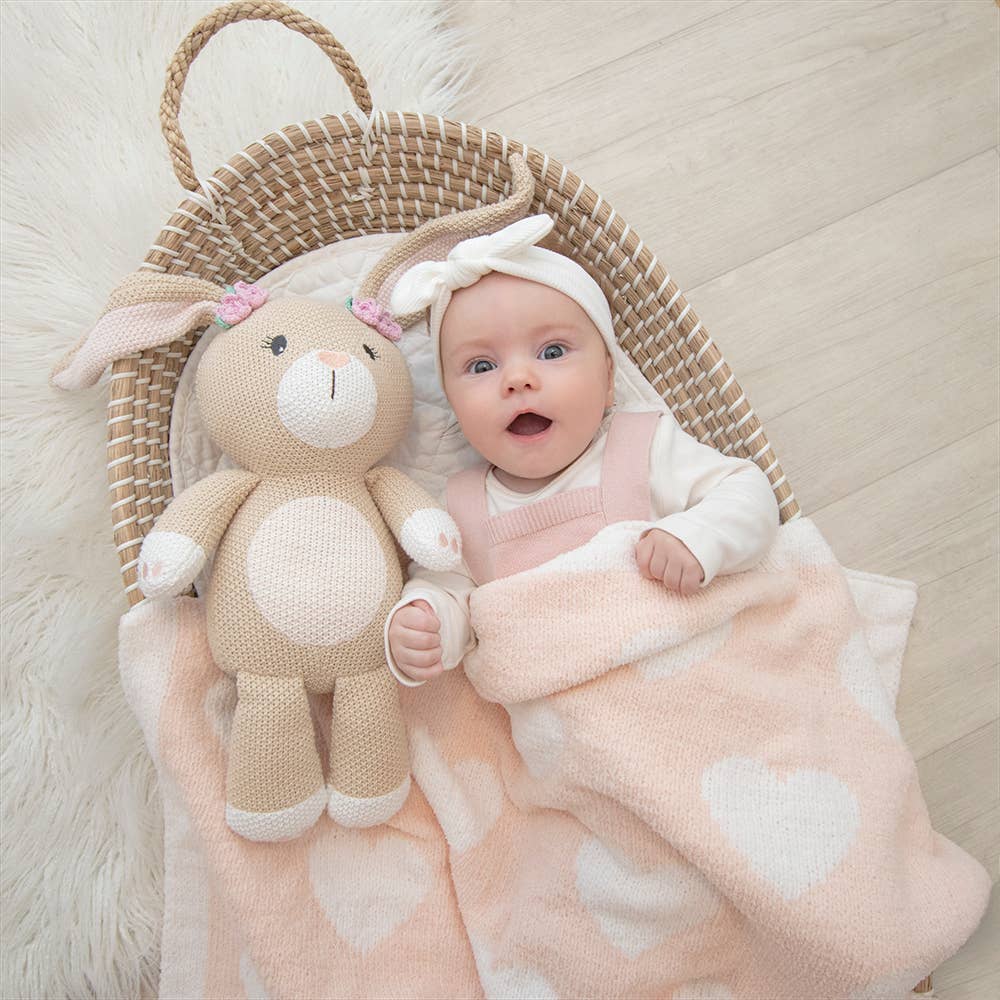 Amelia the Bunny Knitted Toy - Bambam Kids Toys 