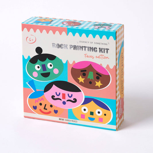 Kids Rock Painting Kit Cool Faces - Journey Of Something