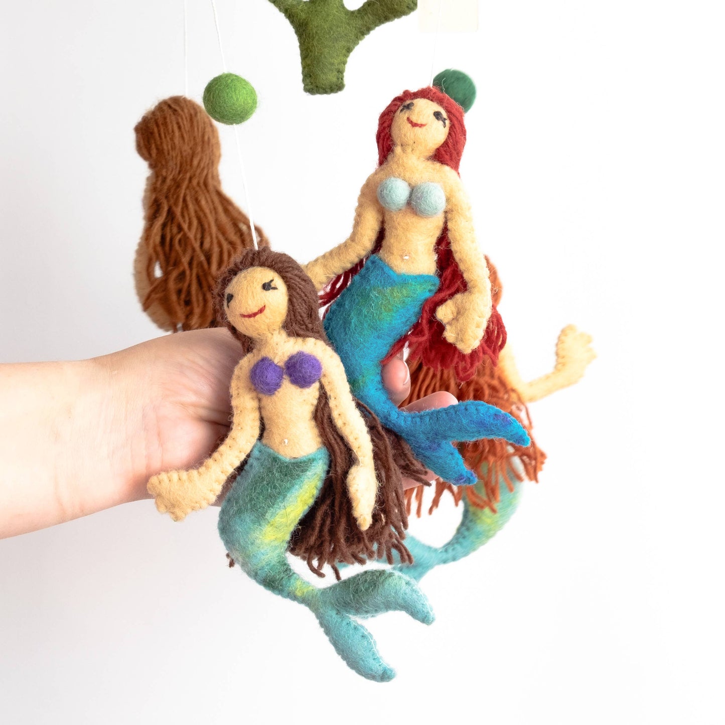 Felt Baby Mobile - Mermaid Under the Sea - The Winding Road