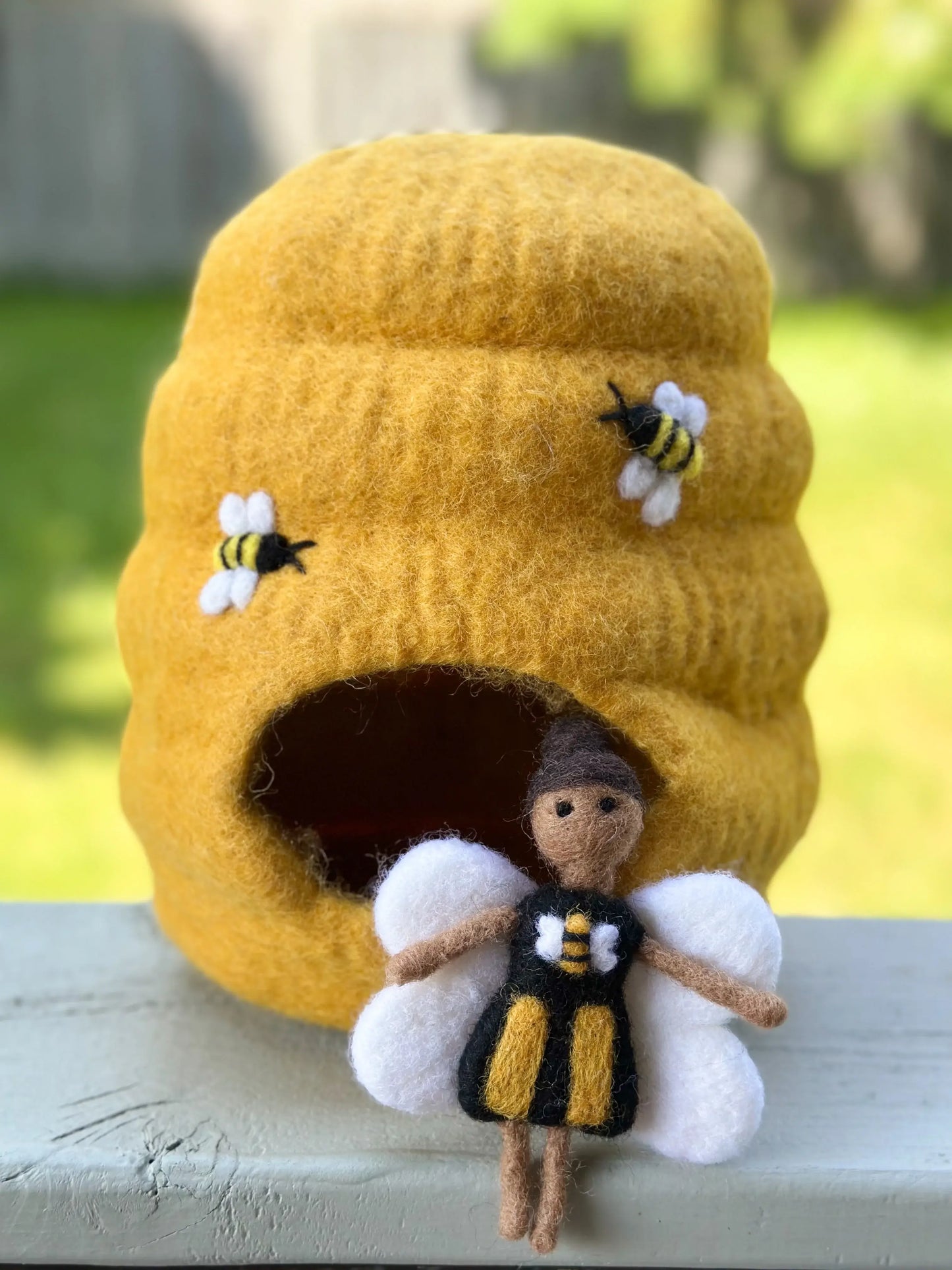 Felt Beehive Waldorf Play Fairy