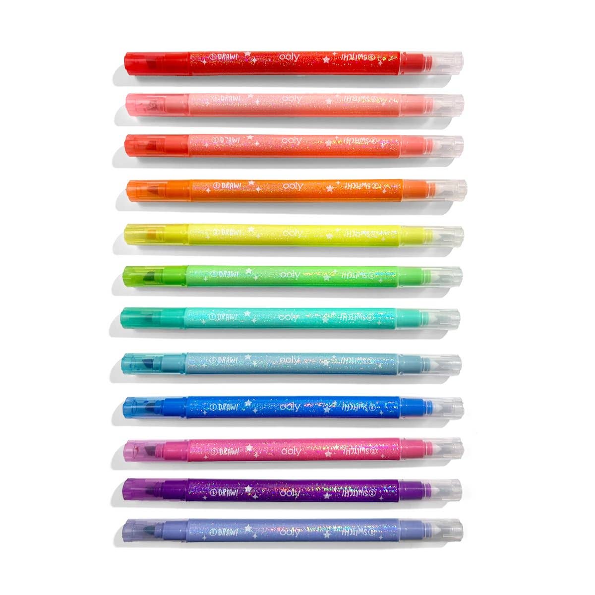 Ooly Markers – Switcheroo Sparkle Markers 12pk