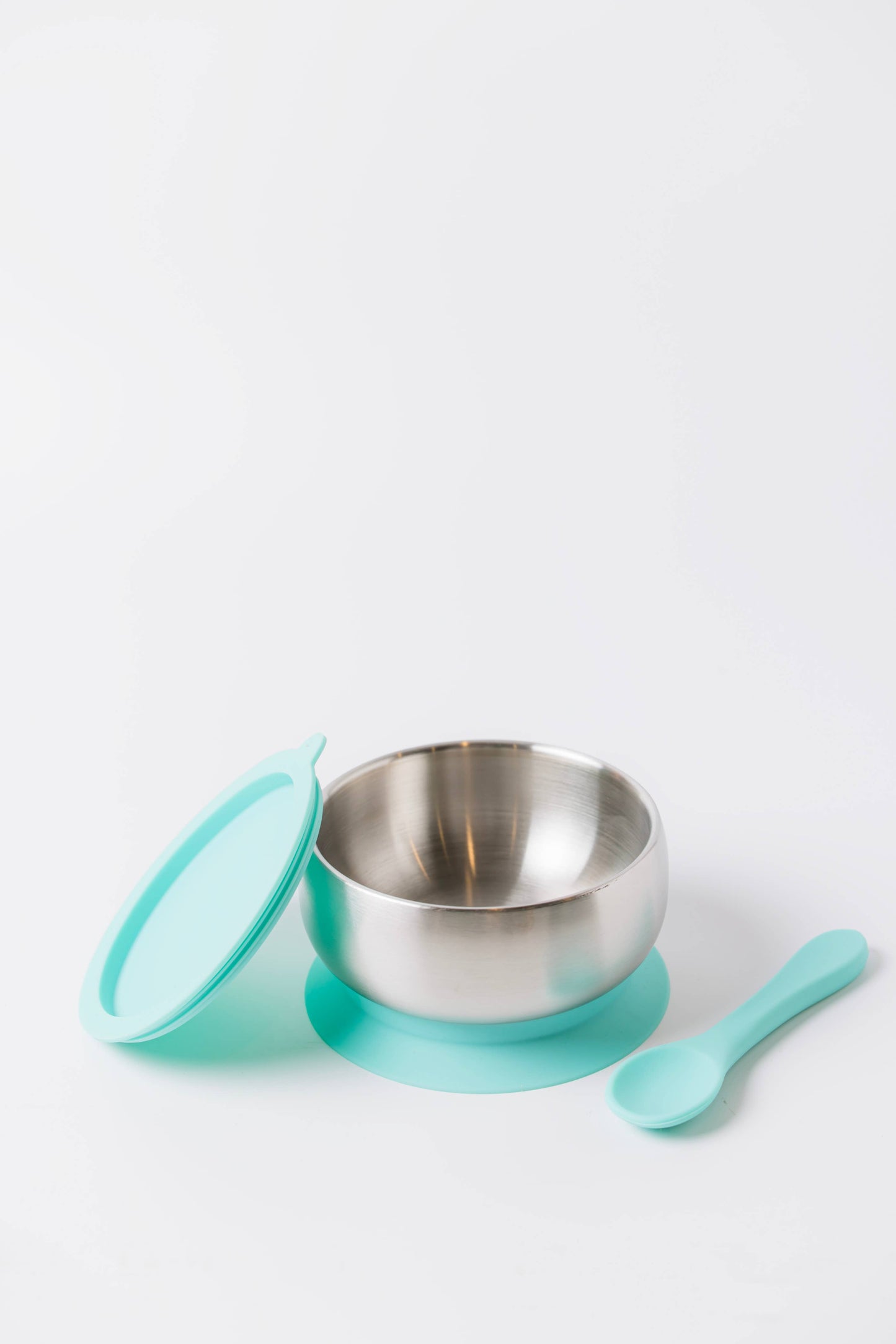 Lion & Lady Stainless Steel Feeding Bowl with silicone suction base