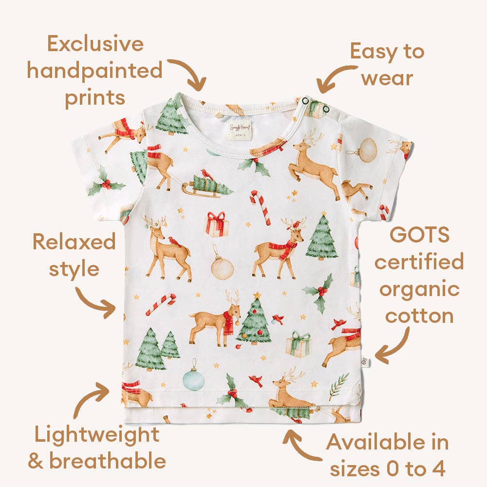 Snuggle Hunny - Prancer & Friends Organic T-Shirt