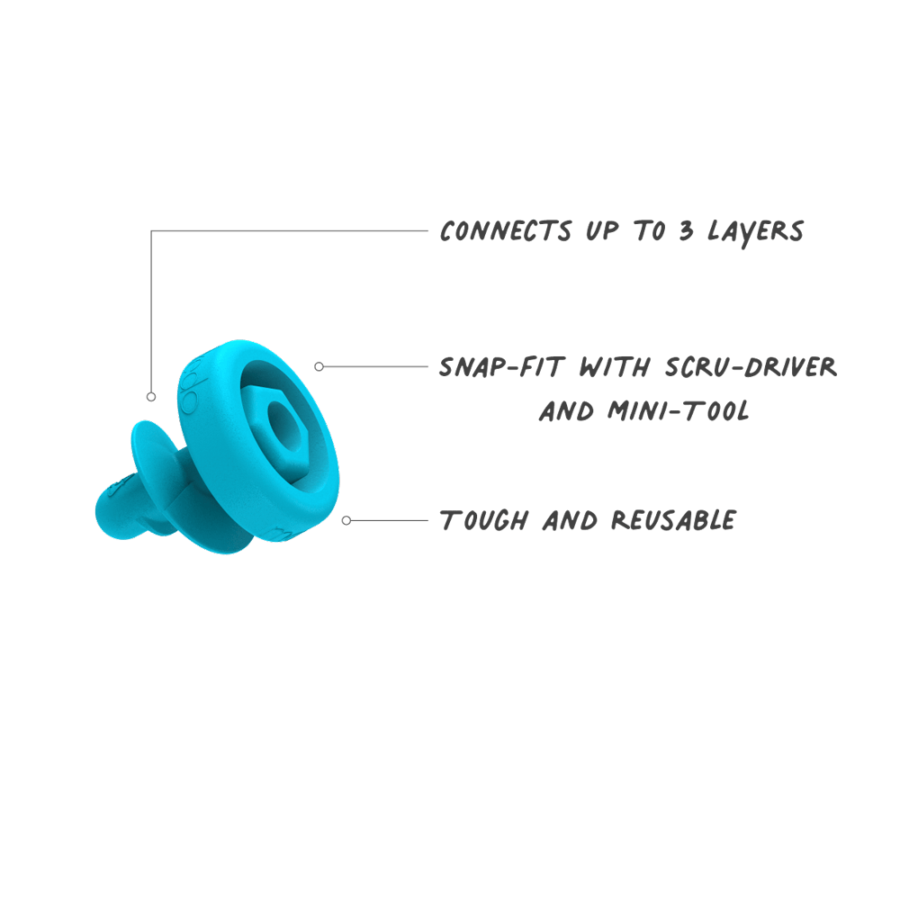 Makedo Australia - STARTER Makedo Cardboard Construction Toolkit