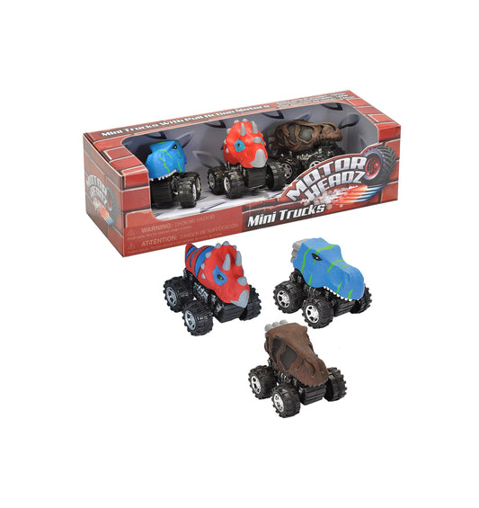 Wild Republic - Motor Headz-Mini Dinosaur Set