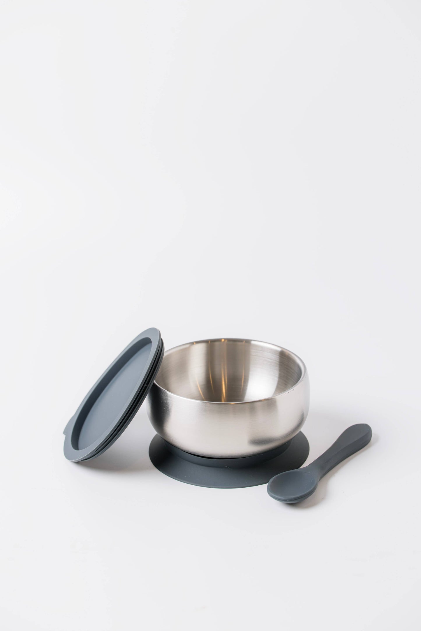 Lion & Lady Stainless Steel Feeding Bowl with silicone suction base