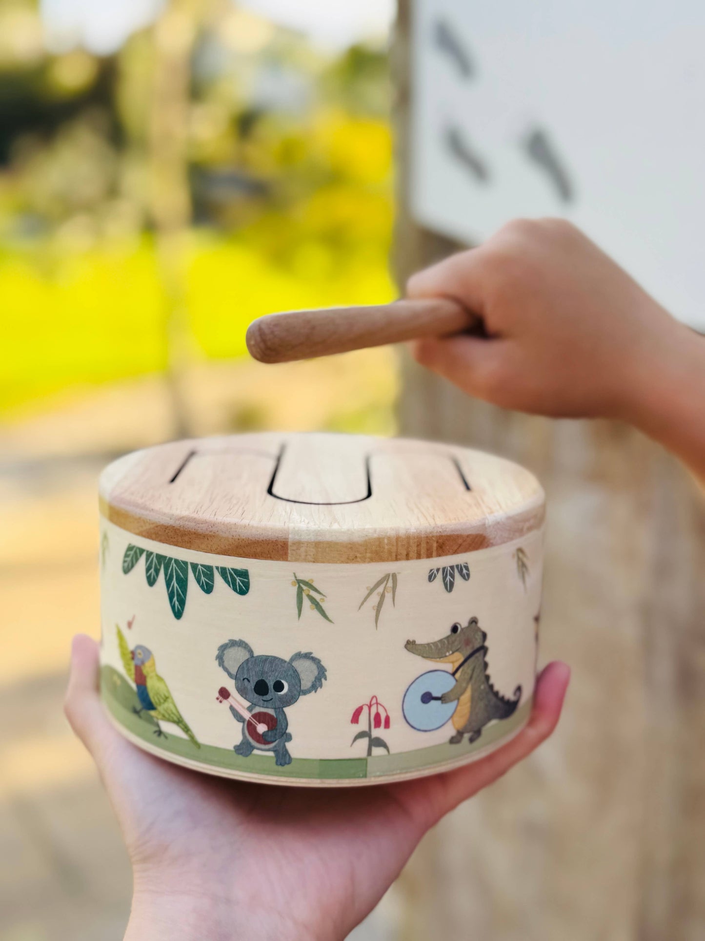 ToysLink - Outback Beats (Wooden drum with Australian animals)