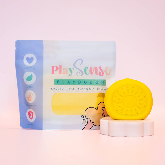 Play Sense - Play Sense Dough | Pastel Yellow | Banana Paddlepop Scented