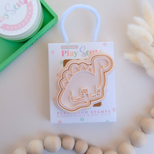 Play Sense - Eco Playdough Stamp | Stegosaurus