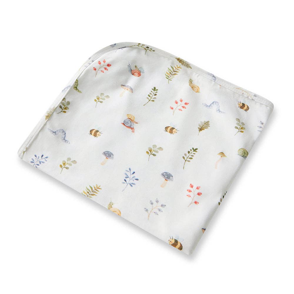 Snuggle Hunny - Garden Friends Organic Jersey Wrap & Beanie Set