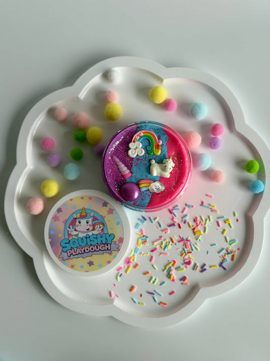 Unicorn Playdough 250g Tub - Squishy Play