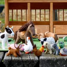 Felt Farm Animal Toys Set - Tara Treasures
