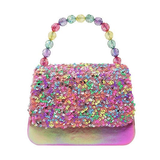 Pink Poppy - Pink & Purple Glitter Handbag