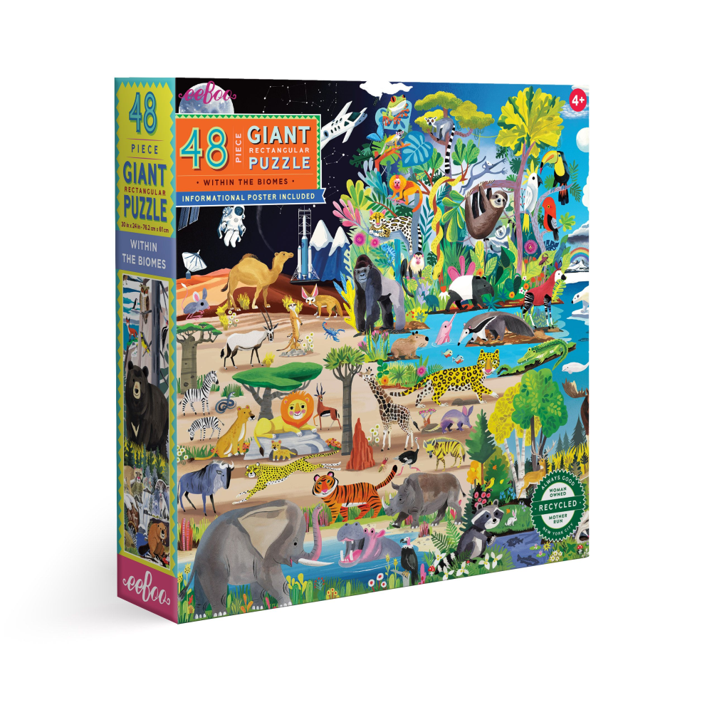 EeBoo 48 Pc Puzzle - Within the Biome