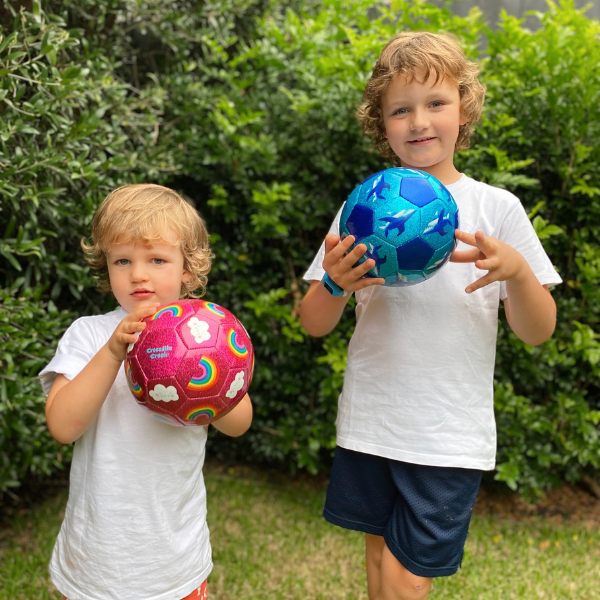 Crocodile Creek - Glitter Soccer Ball - Rainbow (Size 3)