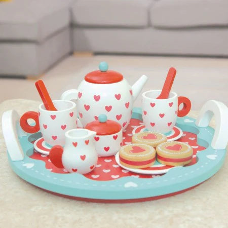 Hearts Tea Set - Indigo Jamm