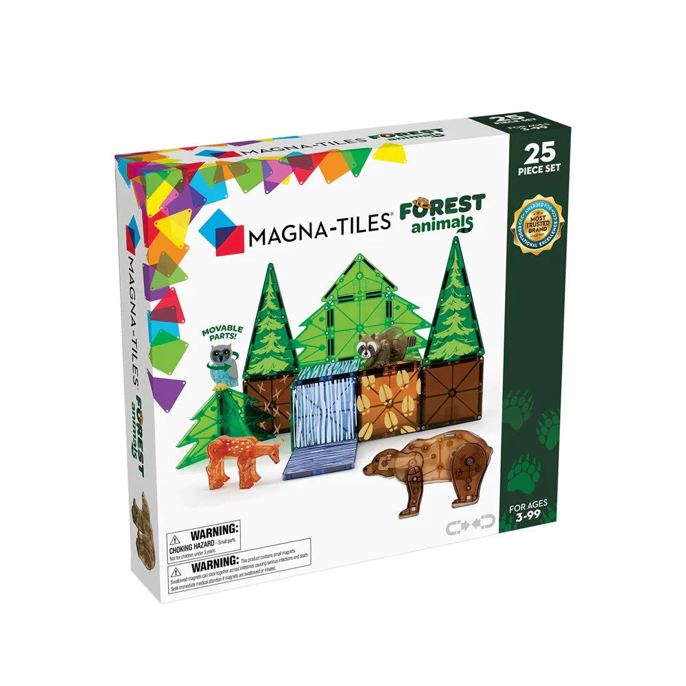 MAGNA-TILES Forest Animal 25pc Set     *PRE ORDER*
(arrival first week September 2025) - Bambam Kids Toys 