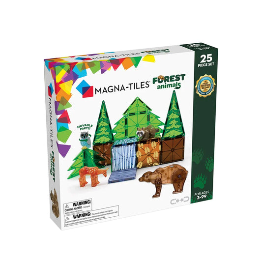MAGNA-TILES Forest Animal 25pc Set     *PRE ORDER*
(arrival first week September 2025)