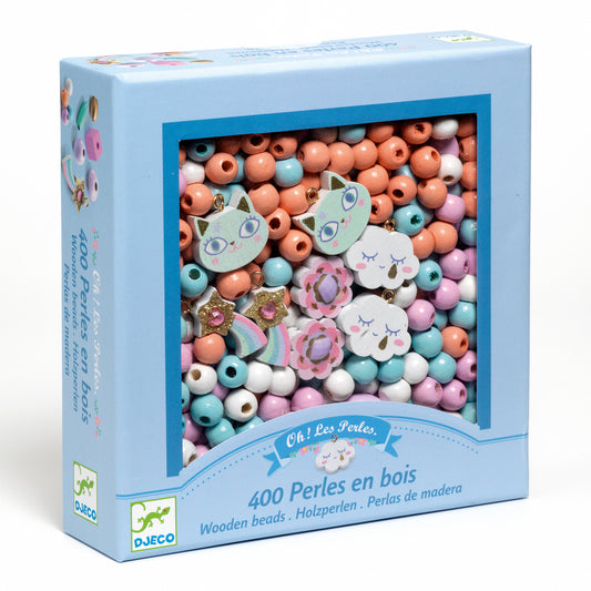 Rainbow Wooden Beads