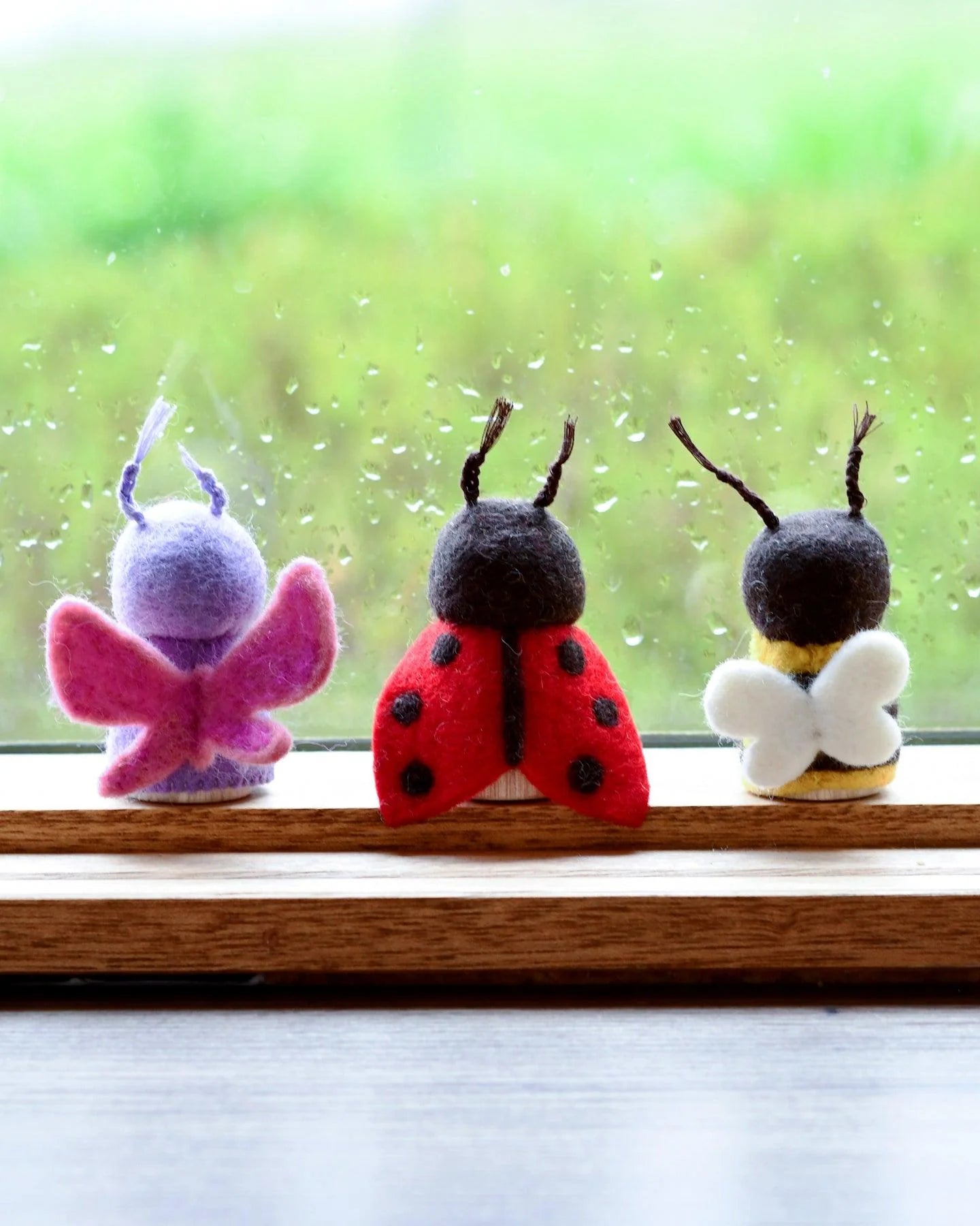 Bugs Peg Dolls Set - Bee, Ladybug and Butterfly                  *Pre Order* Arrival 7-10 days