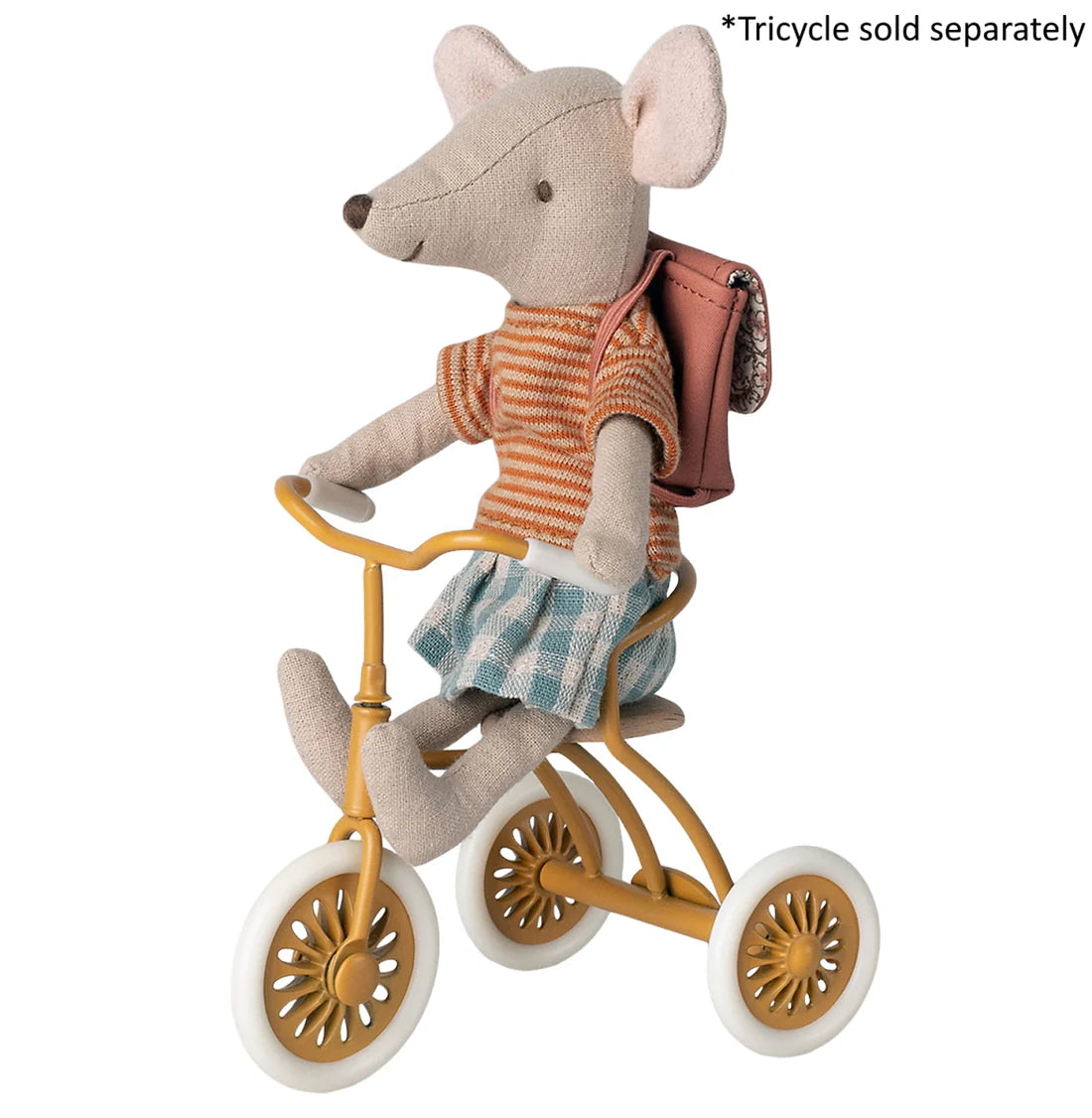 Mouse Tricycle Big Sister with Bag - Rose