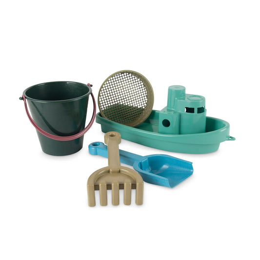 Blue Marine Toys - Boat & Sand Set with Cotton Net