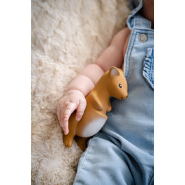 Tikiri Rubber Bath & Teether Toy - Kangaroo